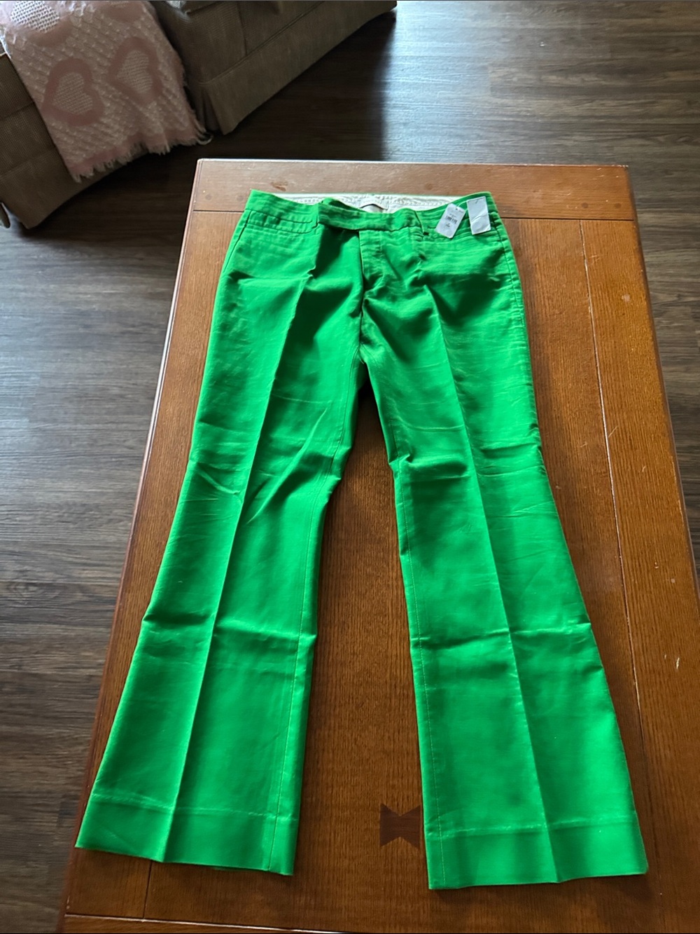 GAP Women’s Bright Green Flare Jeans